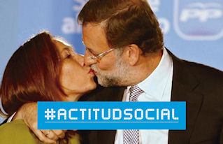 Modelo Rajoy besando no recorta