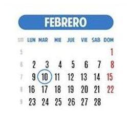 Martes 10 de febrero de 2015