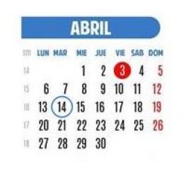 Martes 14 de abril de 2015